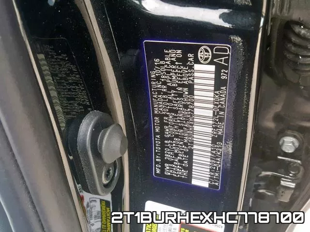 2T1BURHEXHC778700 фото 2