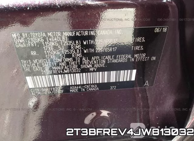 2T3BFREV4JW813032 фото 10