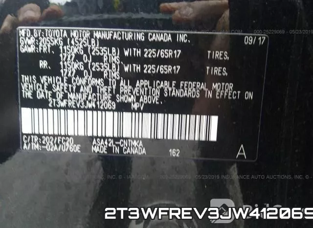 2T3WFREV3JW412069 фото 10