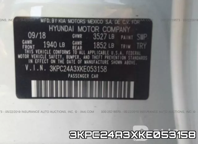 3KPC24A3XKE053158 фото 9