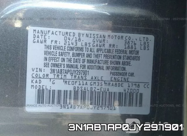 3N1AB7AP0JY297901 фото 10