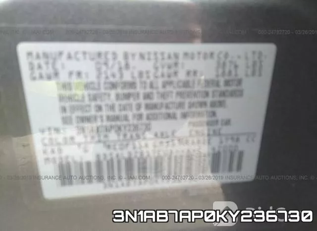 3N1AB7AP0KY236730 фото 10