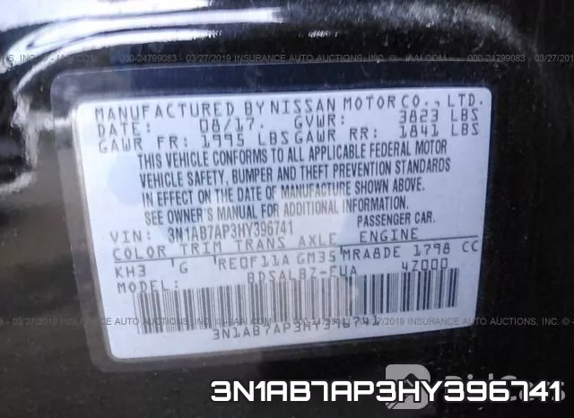 3N1AB7AP3HY396741 фото 10