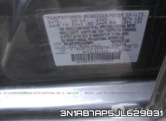 3N1AB7AP5JL629831 фото 10