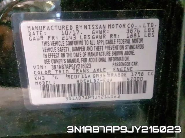 3N1AB7AP9JY216023 фото 2