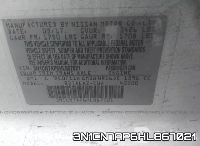3N1CN7AP6HL867021 фото 10