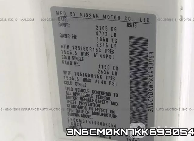 3N6CM0KN7KK693054 фото 10