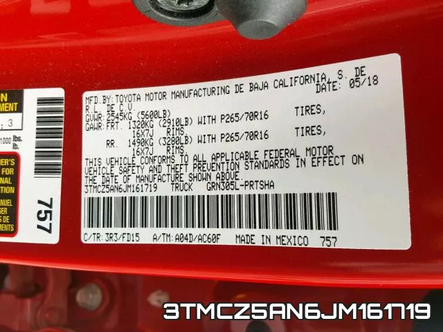 3TMCZ5AN6JM161719 фото 2