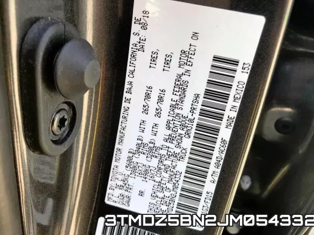 3TMDZ5BN2JM054332 фото 2