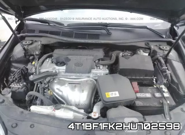 4T1BF1FK2HU702598 фото 2