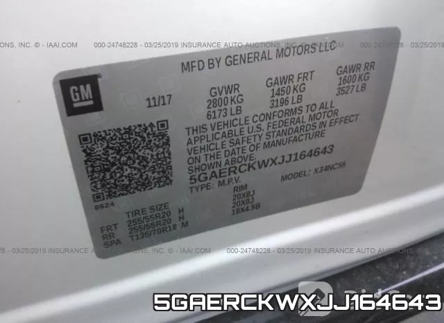 5GAERCKWXJJ164643 фото 10