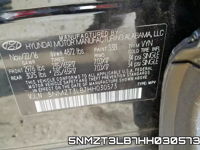5NMZT3LB7HH030573 фото 2