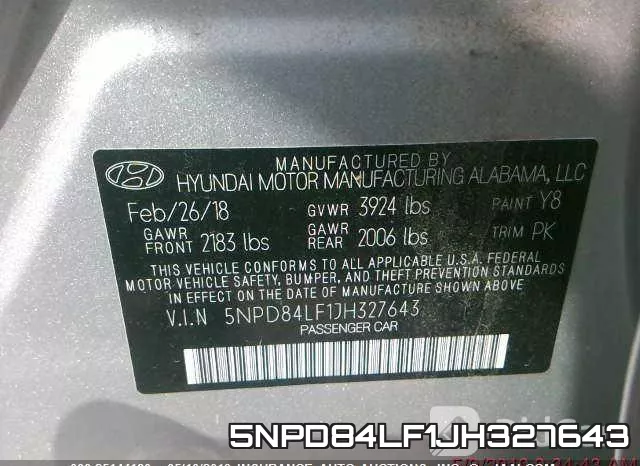 5NPD84LF1JH327643 фото 4