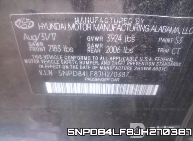 5NPD84LF8JH270387 фото 10