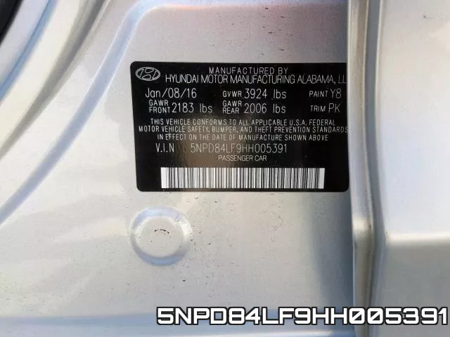 5NPD84LF9HH005391 фото 2