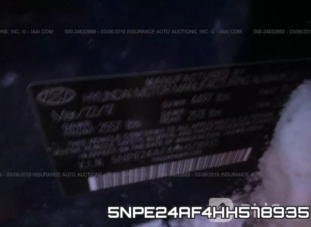 5NPE24AF4HH578935 фото 10
