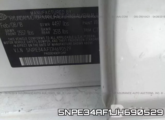 5NPE34AF1JH690529 фото 10