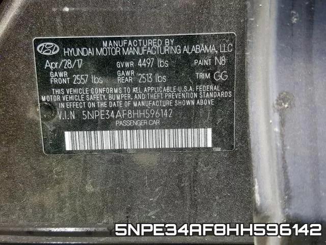 5NPE34AF8HH596142 фото 2