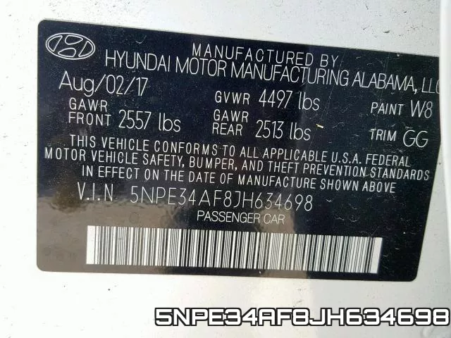 5NPE34AF8JH634698 фото 2