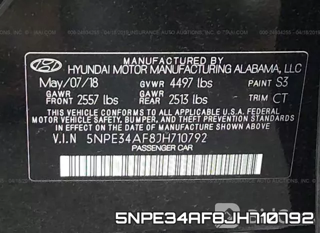 5NPE34AF8JH710792 фото 10