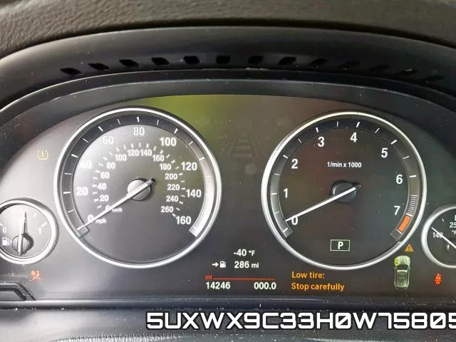 5UXWX9C33H0W75805 фото 9