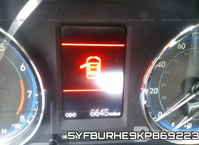 5YFBURHE9KP869223 фото 8