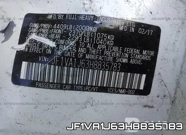 JF1VA1J63H8835783 фото 10