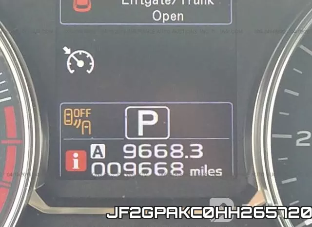 JF2GPAKC0HH265720 фото 8
