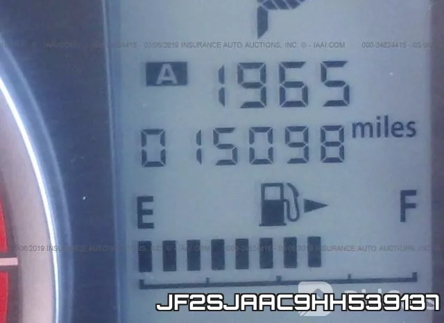 JF2SJAAC9HH539137 фото 7