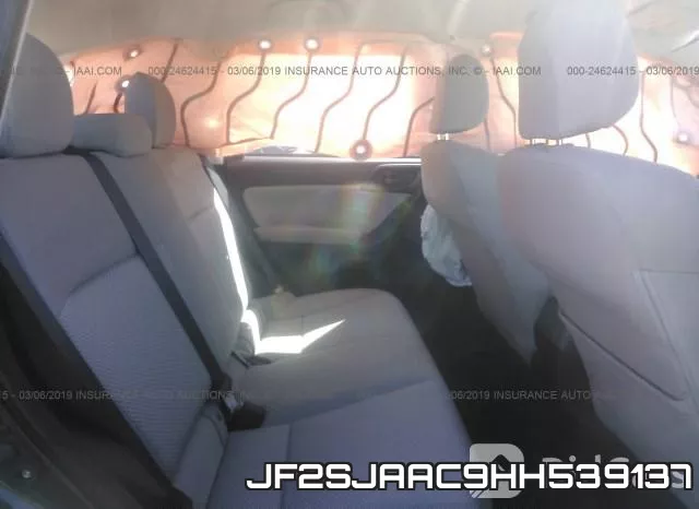 JF2SJAAC9HH539137 фото 8