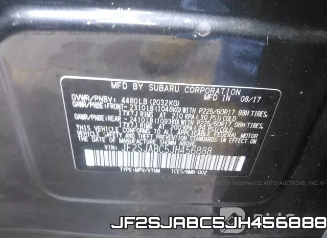 JF2SJABC5JH456888 фото 10