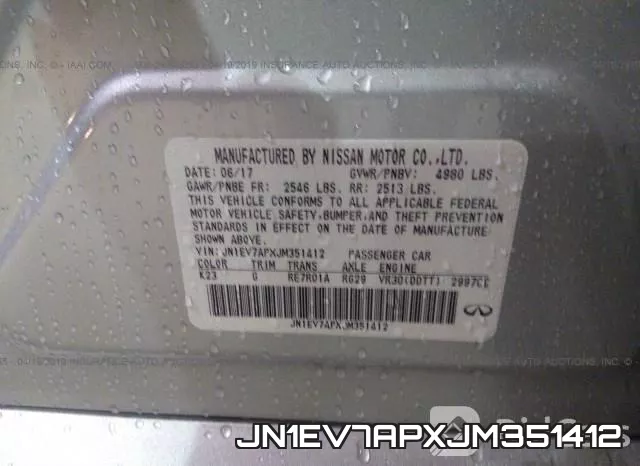 JN1EV7APXJM351412 фото 9