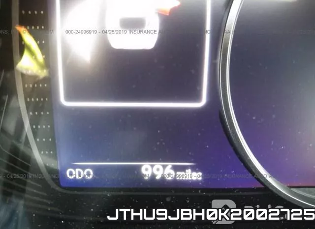 JTHU9JBH0K2002725 фото 8