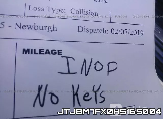 JTJBM7FX0H5165004 фото 8