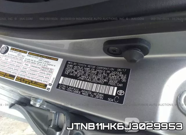 JTNB11HK6J3029953 фото 10