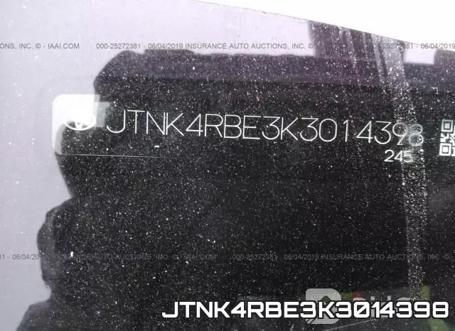 JTNK4RBE3K3014398 фото 10