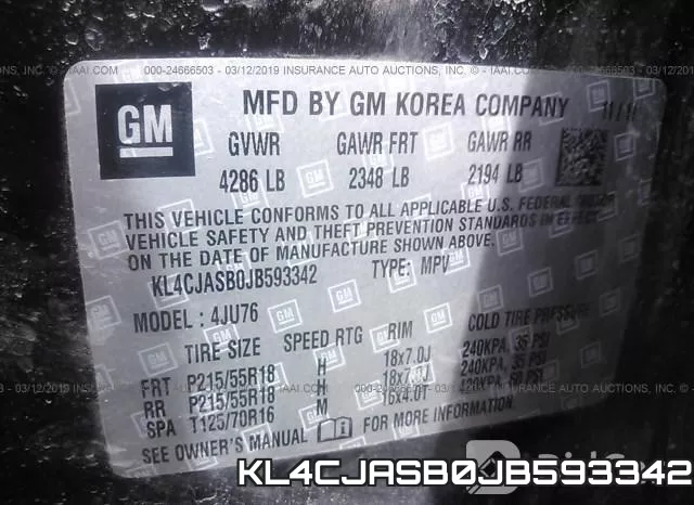 KL4CJASB0JB593342 фото 10