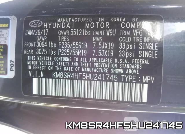 KM8SR4HF5HU241745 фото 10