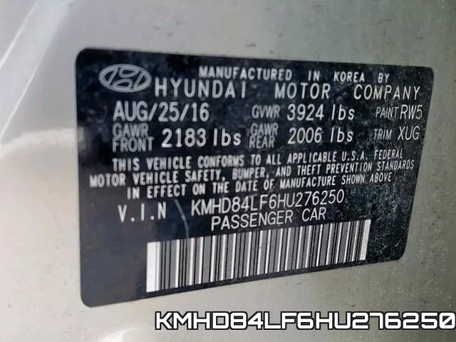 KMHD84LF6HU276250 фото 2