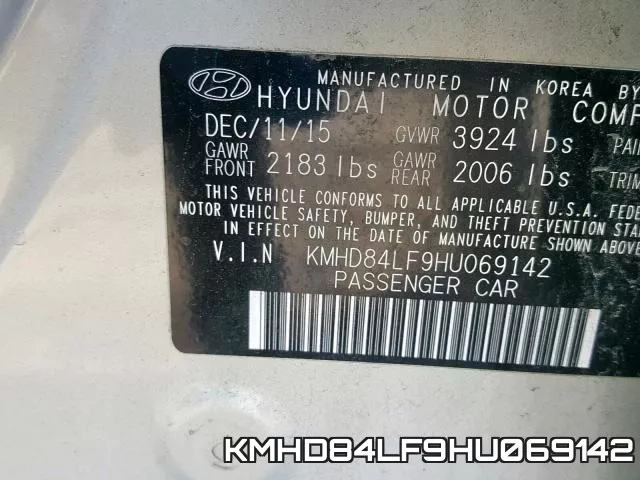 KMHD84LF9HU069142 фото 2
