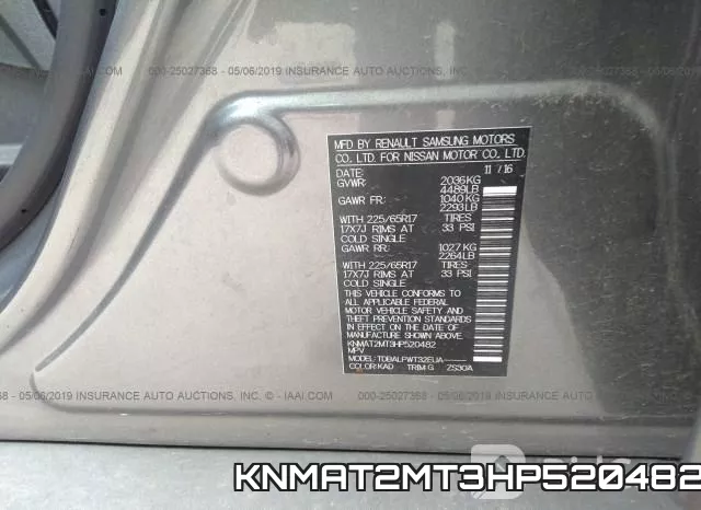 KNMAT2MT3HP520482 фото 10
