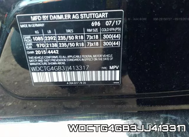 WDCTG4GB3JJ413317 фото 10