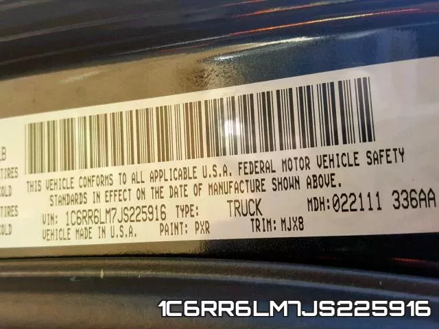 1C6RR6LM7JS225916 фото 2