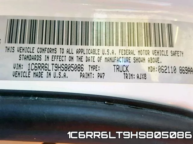 1C6RR6LT9HS805086 фото 2