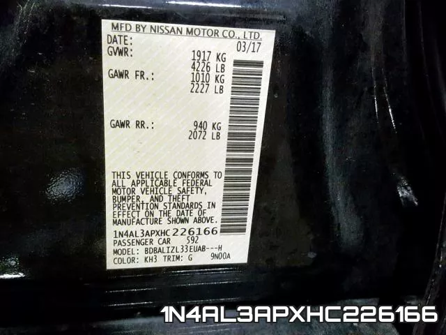 1N4AL3APXHC226166 фото 2