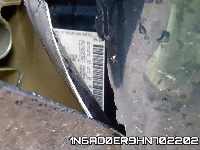 1N6AD0ER9HN702202 фото 2