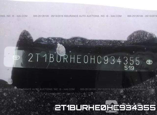 2T1BURHE0HC934355 фото 10