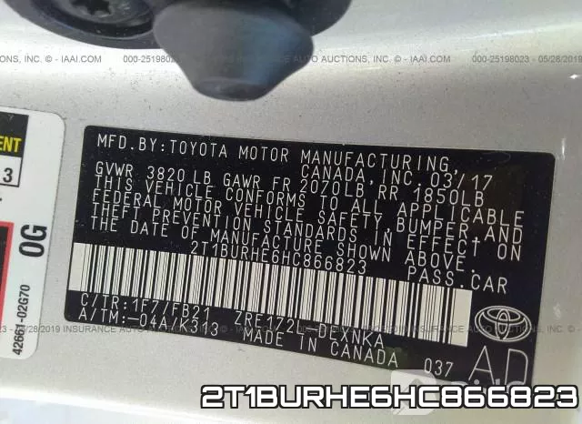 2T1BURHE6HC866823 фото 10