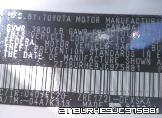 2T1BURHE9JC975881 фото 9