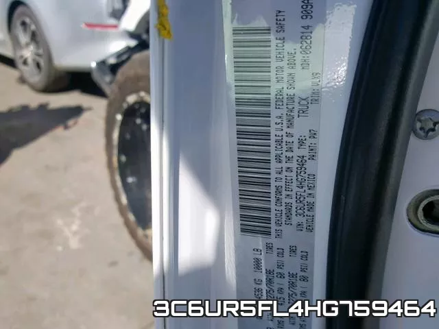 3C6UR5FL4HG759464 фото 2